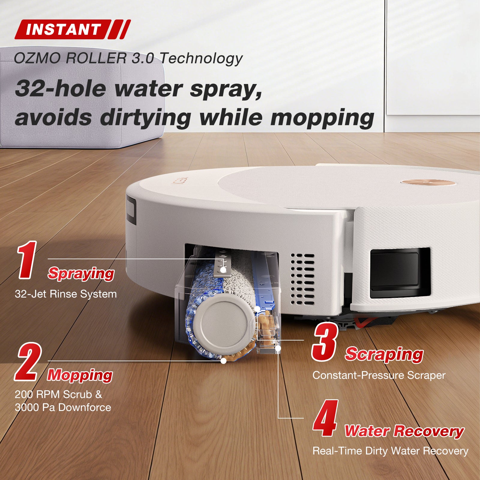 YEEDI M16 Infinity Robot Vacuum and Mop