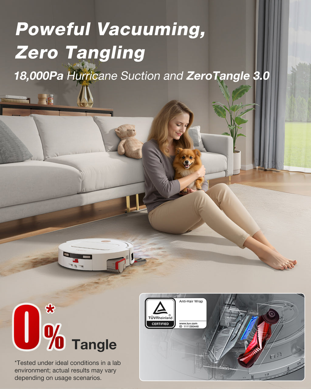 YEEDI M14 PLUS White Robot Vacuum & Mop