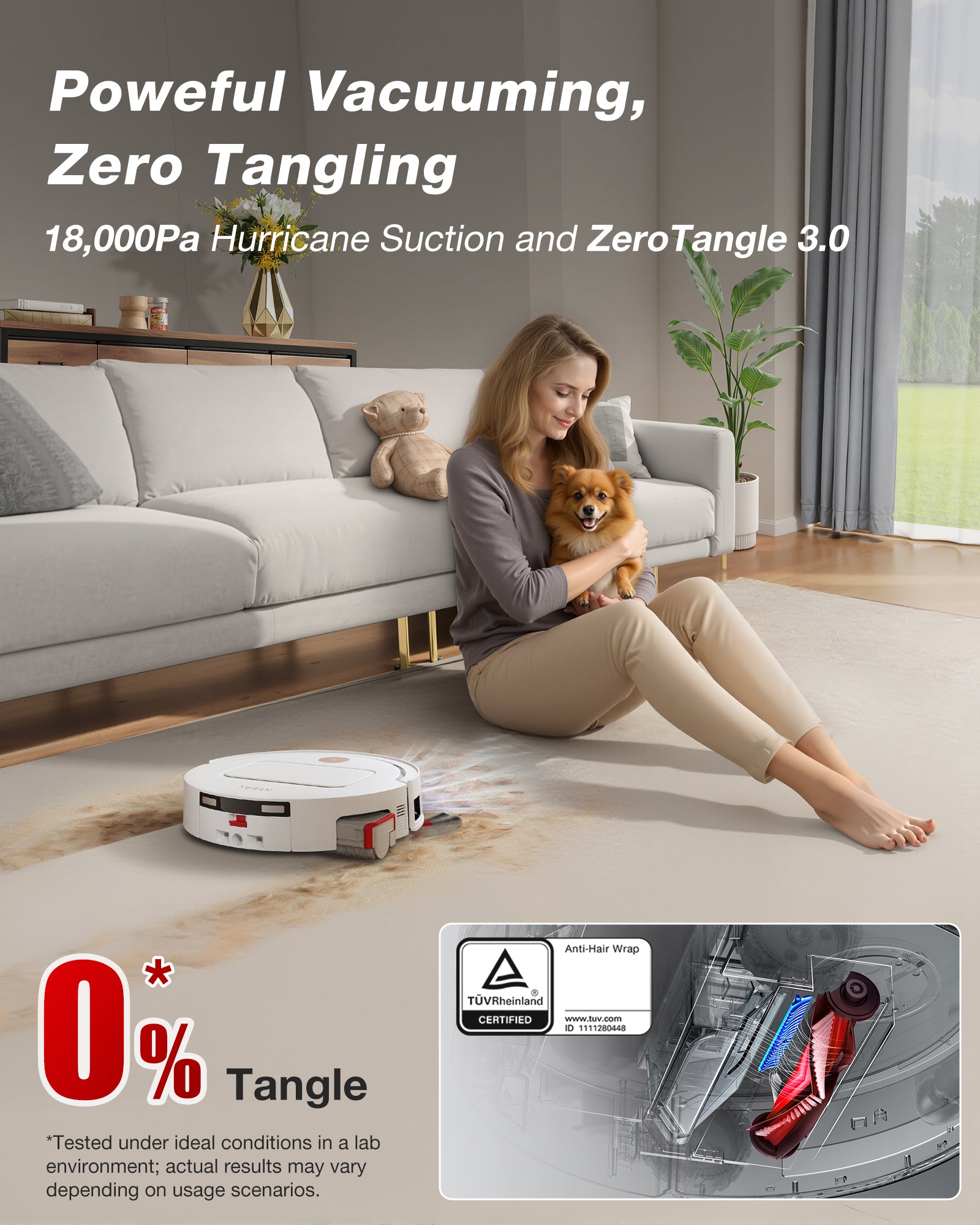 YEEDI M14 PLUS White Robot Vacuum & Mop
